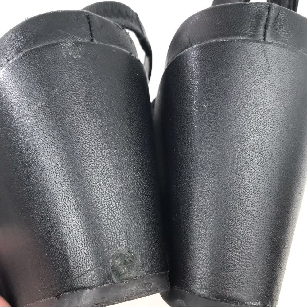 Eileen Fisher Black Wedge Sandals - Picture 13 of 13